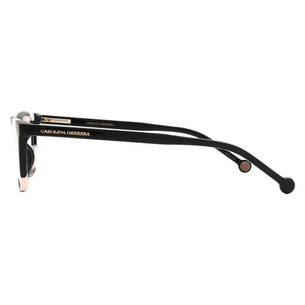 NWT Carolina Herrera CH0124-KDX-54 Black 54mm Eyeglasses